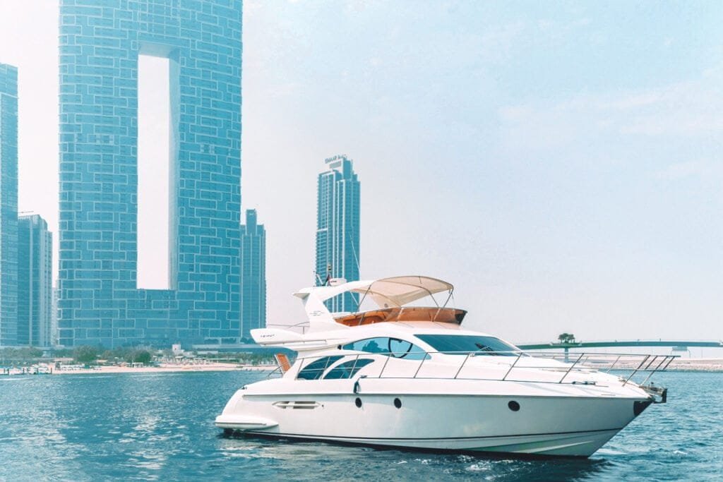 book 50ft avalon luxury yacht in dubai