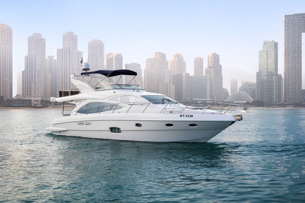 Luxury Vip Yacht Rentals in Dubai Book 56FT coral at luxury yacht in dubai