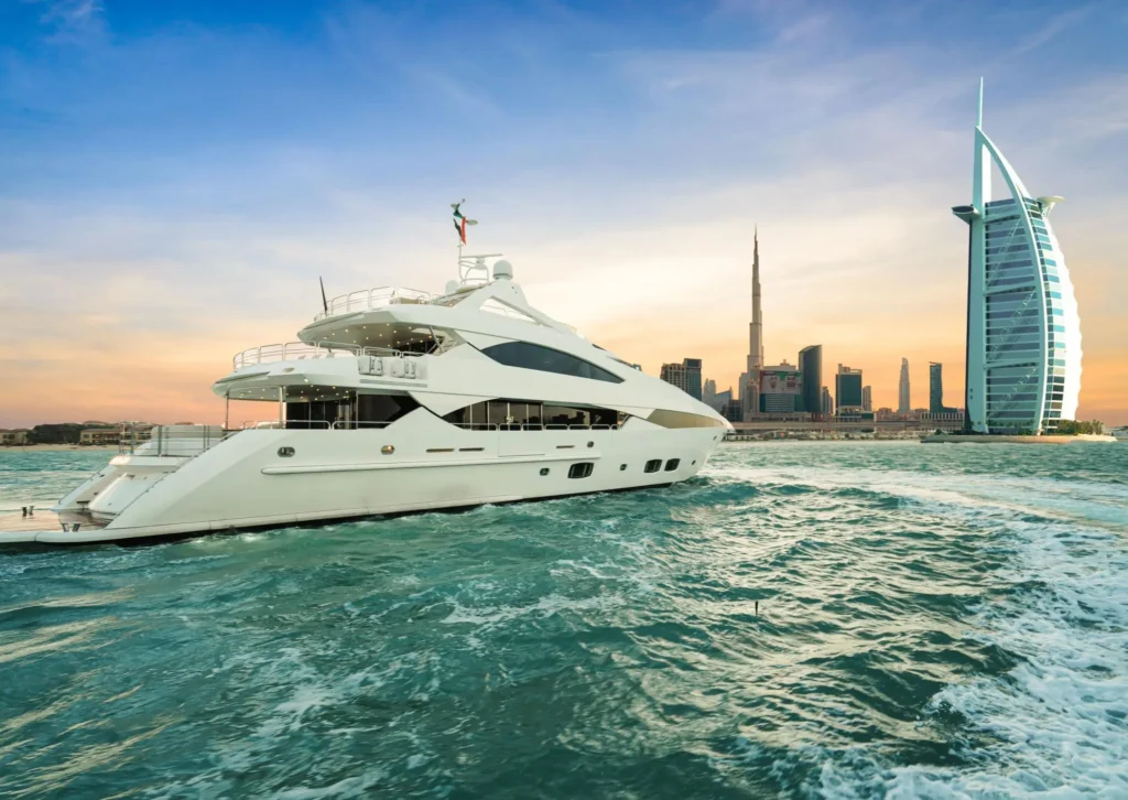 book best premium 130 feet yacht with rsy yacht rentals in dubai