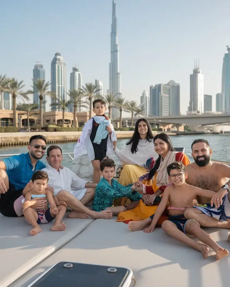 family get together package at luxury yacht in duabi