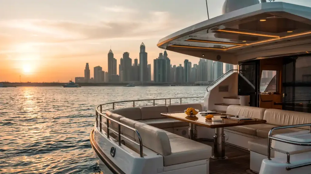 locations in dubai for birthday party yacht