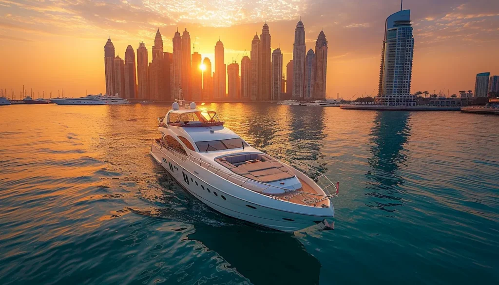 Private yacht tour group cruise in Dubai