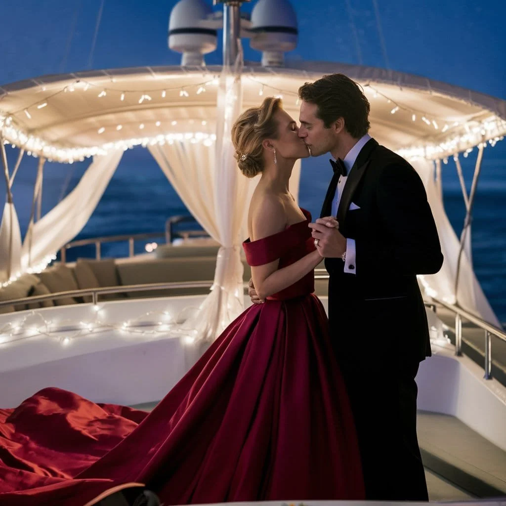 Baby shower yacht decoration Dubai Marina luxury