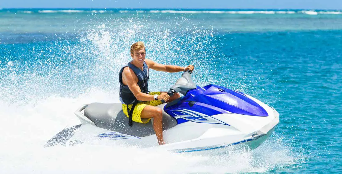 Jet ski rental with yacht packages Dubai Marina water sports Arabian Gulf