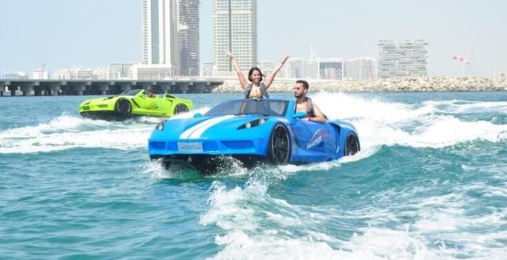Swimming and beach stop experiences with yacht rental Dubai Marina