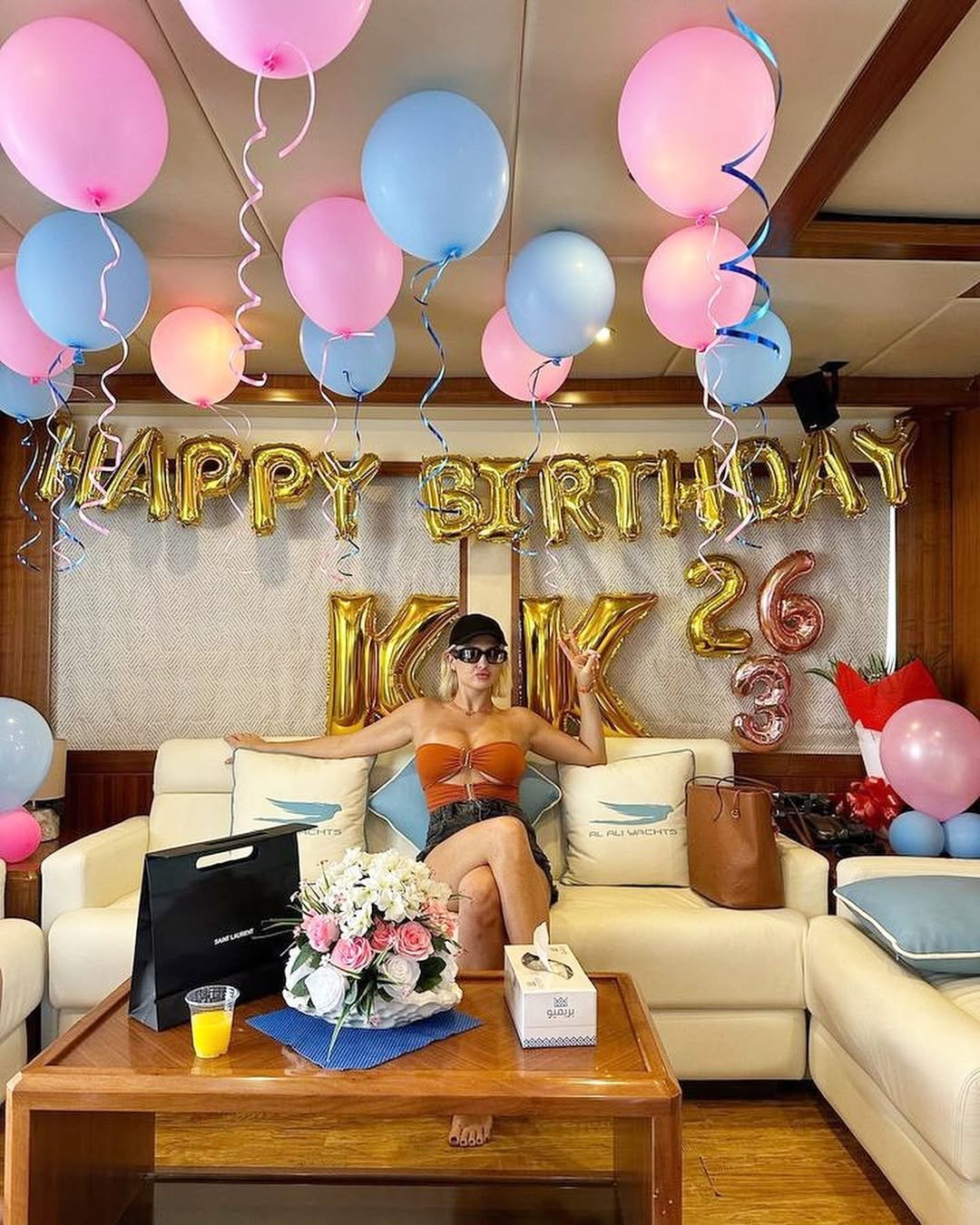 Birthday party yacht decoration services Dubai