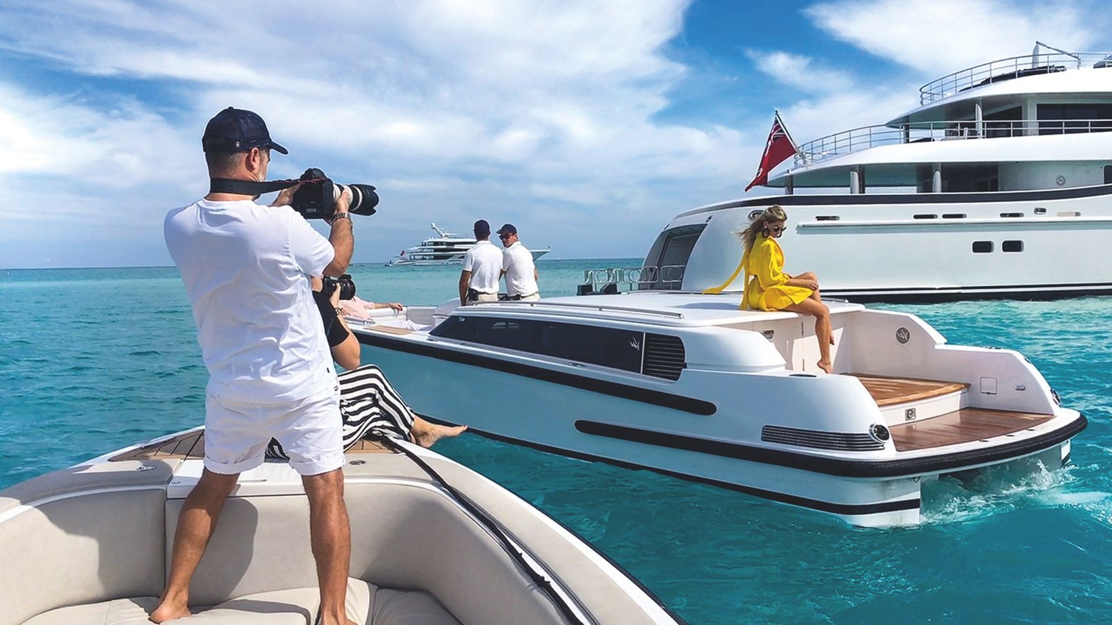 Professional photography yacht Dubai - videography, drone shots