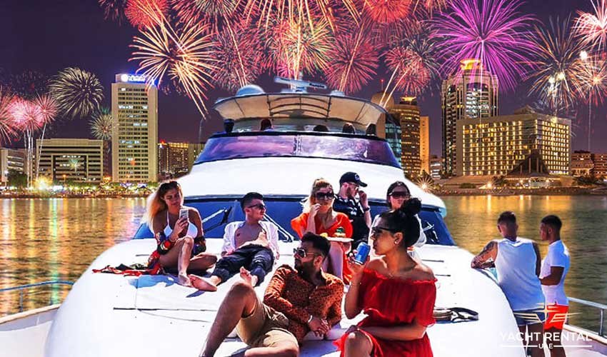 New Year yacht party Dubai