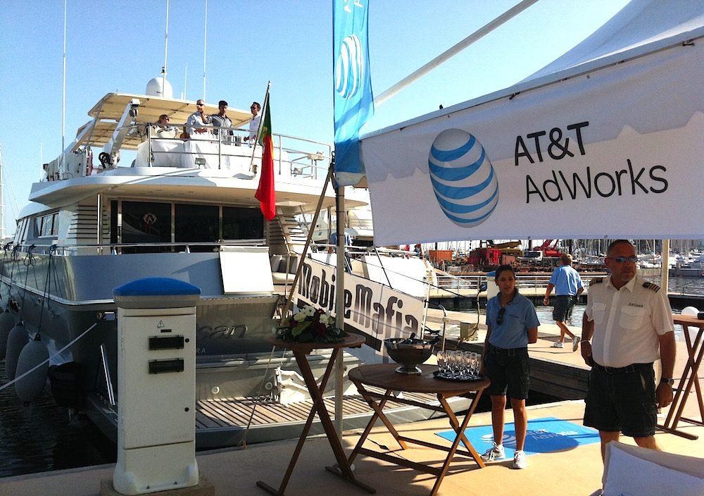 corporate branding setup on yacht Dubai