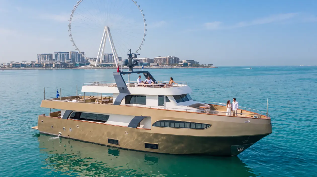 150ft Enzo superyacht F1 Abu Dhabi corporate yacht charter
