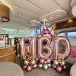 Decoration for birthday party at yacht in dubai